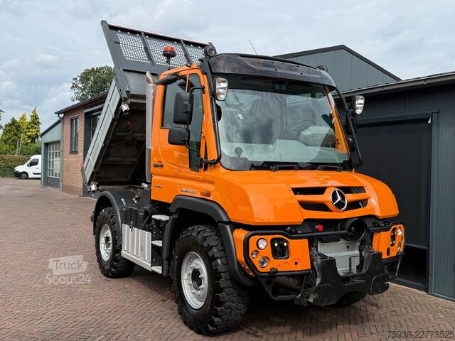 Tipper Unimog U 218 Kipper 4X4 AGRI Euro 6 PTO NL Kenteken 3 ...