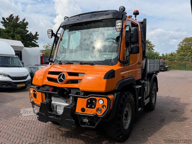 Tipper Unimog U 218 Kipper 4X4 AGRI Euro 6 PTO NL Kenteken 3 ...