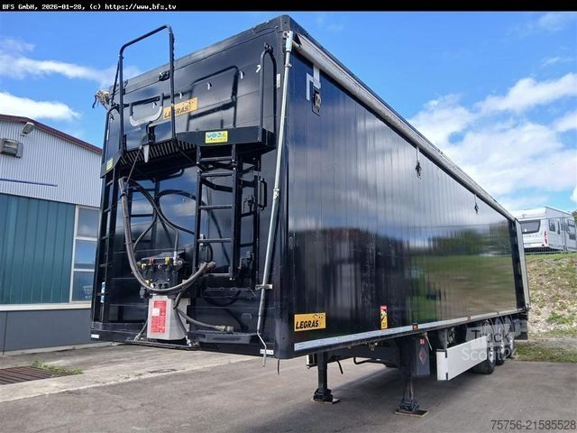 Auflieger mit Walkingfloor LEGRAS Schubboden FMA Edition BLACK-White, Schubbodenau
