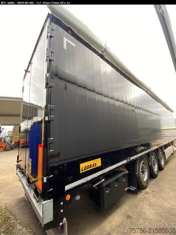 Auflieger mit Walkingfloor LEGRAS Schubboden FMA Edition BLACK-White, Schubbodenau