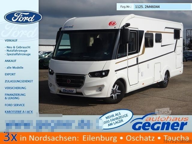 Integrated camper EURAMOBIL IL 720 EB Markise Navi Klimaaut. Hubbett