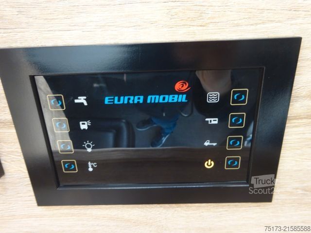 Integrated camper EURAMOBIL IL 720 EB Markise Navi Klimaaut. Hubbett