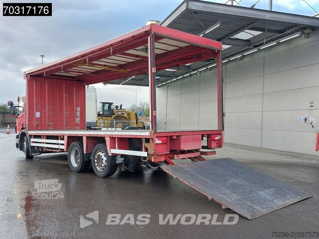 Curtain sided Scania P280 6X2 2500kg Ladebordwand Hydraulic Curtains...