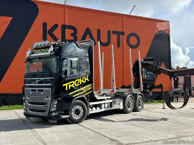 Transporter kłód Volvo FH 16 750 6x4 EPSILON M110L83 / RETARDER