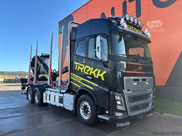 Transporter kłód Volvo FH 16 750 6x4 EPSILON M110L83 / RETARDER