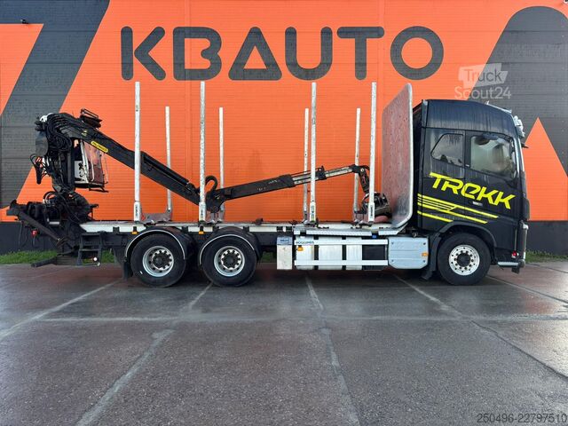 Transporter kłód Volvo FH 16 750 6x4 EPSILON M110L83 / RETARDER