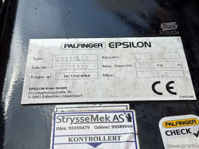 Transporter kłód Volvo FH 16 750 6x4 EPSILON M110L83 / RETARDER
