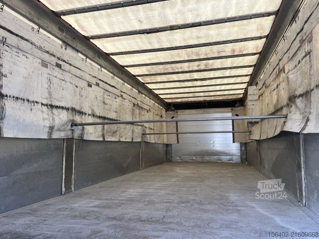 Φορτηγό πλατφόρμα με μουσαμά MAN TGX 25.510 6x2-4 BL mit Hänger, Aufbau