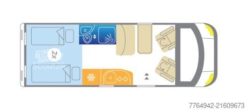 Τροχόσπιτο αυτοκινούμενο Megamobil MEGA REVOLUTION 640