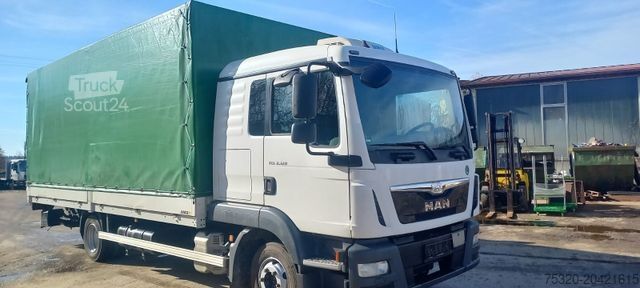 Transporter mit Pritsche & Plane MAN 8.180 Pritsche Plane gr. FH