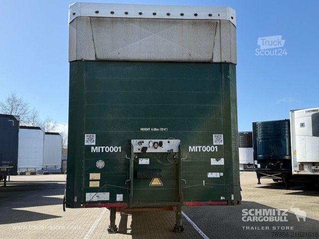 Open semitrailer with tarp Schmitz Cargobull Curtainsider Mega