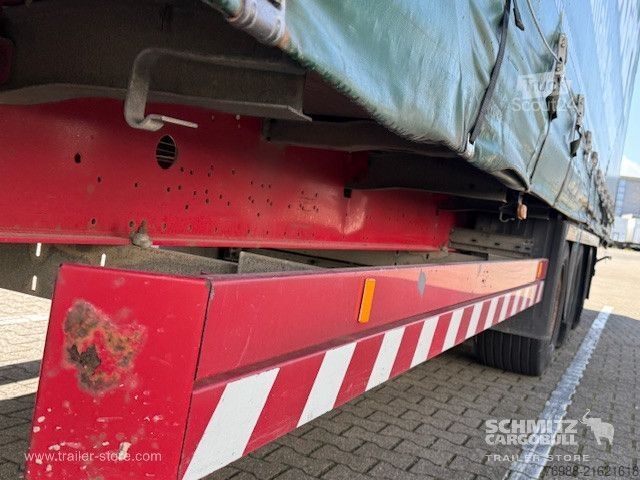 Open semitrailer with tarp Schmitz Cargobull Curtainsider Mega