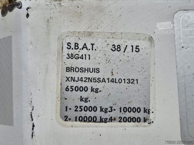 Niska ładowacz Broshuis 4AOU-16-40 / RADMULDEN / AUSZIEBAR