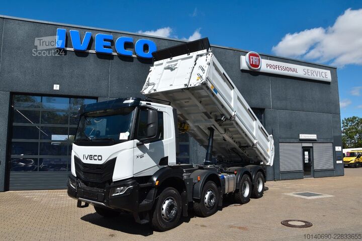 Tristrani prekucnik IVECO X-WAY AD360X50Z HR OFF 3S-Kipper MEILLER Bordmat
