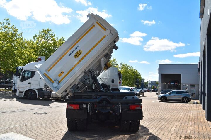 Tristrani prekucnik IVECO X-WAY AD360X50Z HR OFF 3S-Kipper MEILLER Bordmat