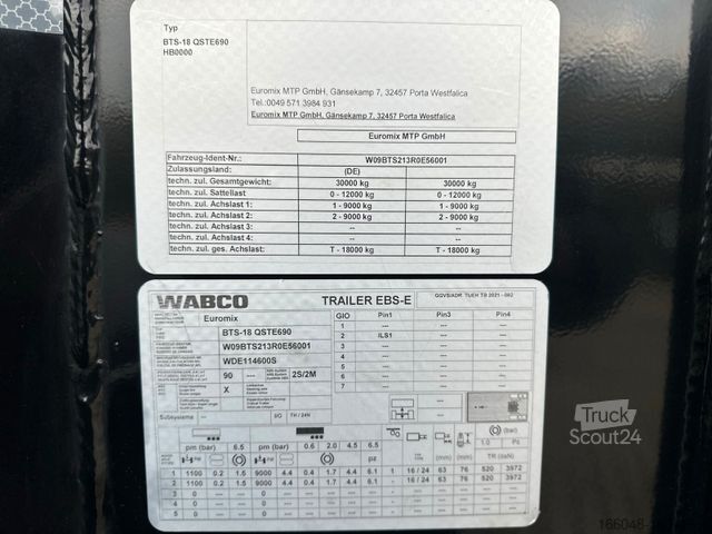 Semiremorcă  EUROMIX MTP - Fahrmischer  EM 10 L  2-Achser