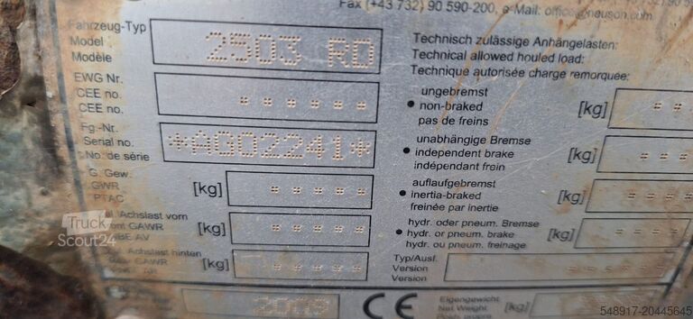 Kerekes földkiemelő gép Wacker Neuson Wacker Neuson 2503-WD Radbagger