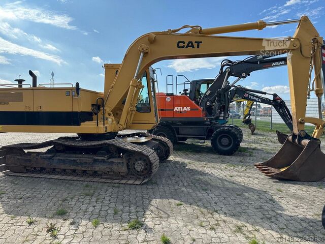 Lančani bager CATERPILLAR 215 LC, Tieflöffel 1m³, 4.430 Std., TOP-Zustand