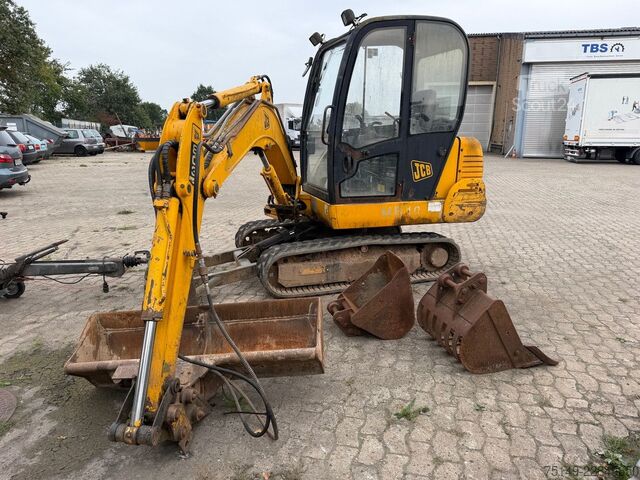 Minibagr JCB 803 Super, Löffelpaket, mecha. S.W.S., Perkins