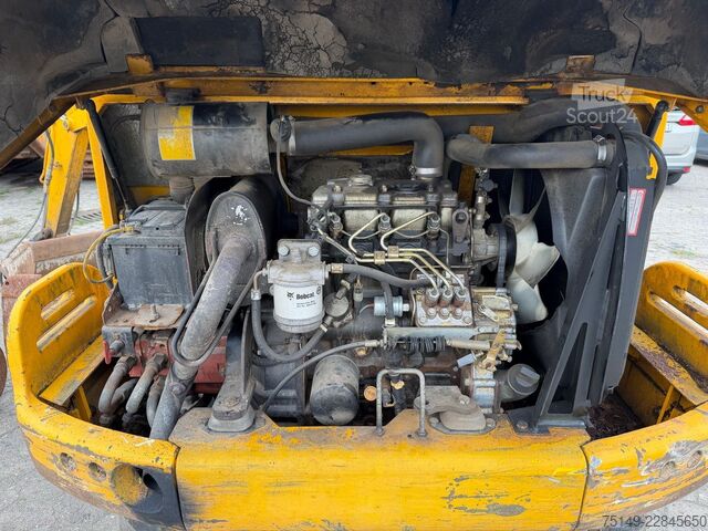 Minibagr JCB 803 Super, Löffelpaket, mecha. S.W.S., Perkins