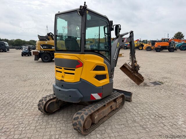 Minibagr VOLVO ECR 25, mecha. S.W.S., Hydr. Grabenschaufel