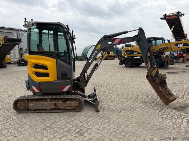 Minibagr VOLVO ECR 25, mecha. S.W.S., Hydr. Grabenschaufel
