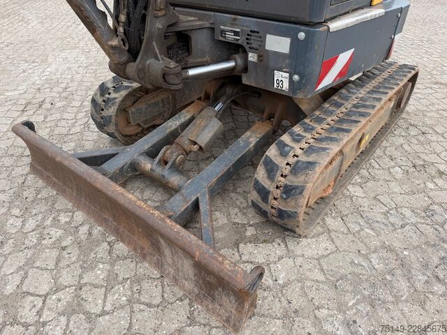 Minibagr VOLVO ECR 25, mecha. S.W.S., Hydr. Grabenschaufel
