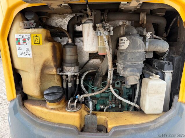 Minibagr VOLVO ECR 25, mecha. S.W.S., Hydr. Grabenschaufel
