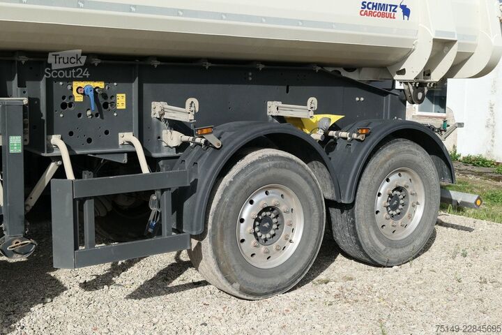 Полуремарке самосвал SCHMITZ CARGOBULL SCB, Stahl, 28m³, Cramaro, Luft-Lift, Alu-Felgen
