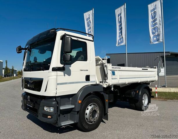 Самосвален камион MAN TGM 15.290/Kipper/4x2/NL7,7 To/AHK/Nur55 tkm/Top