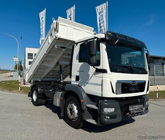 Самосвален камион MAN TGM 15.290/Kipper/4x2/NL7,7 To/AHK/Nur55 tkm/Top