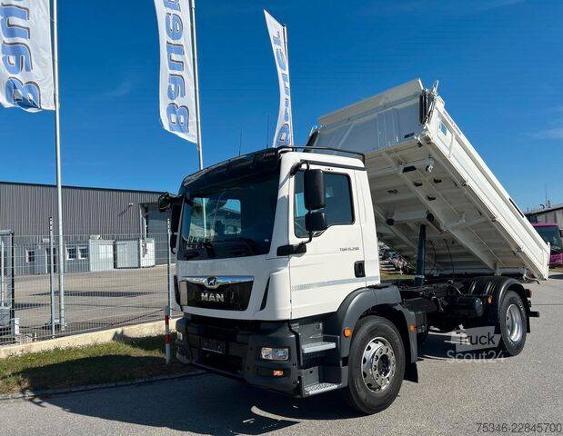 Самосвален камион MAN TGM 15.290/Kipper/4x2/NL7,7 To/AHK/Nur55 tkm/Top