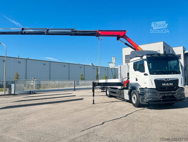 Камион с платформа MAN TGS 18.470 BL/ PK 14.502 /17m/Prit. 6,20m/ 9 tkm