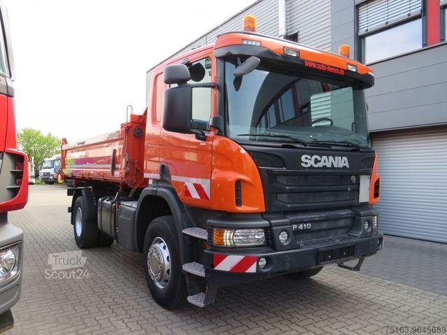 Tipper truck SCANIA P 410 4x2 2-Achs Kipper Meiller Bordmatik