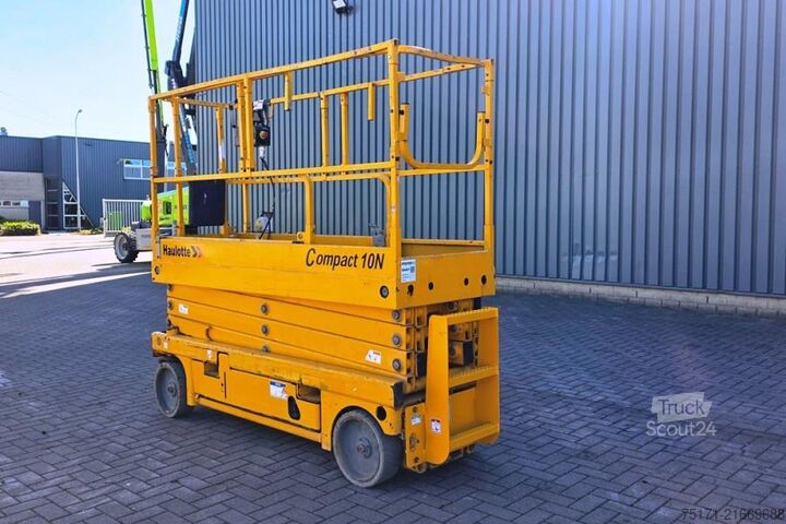 Scherenhebebühne Haulotte Compact 10N Electric,10m Working Height, 230kg Cap