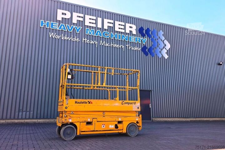 Scherenhebebühne Haulotte Compact 8 Electric, 8.2m Working Height, 350kg Cap