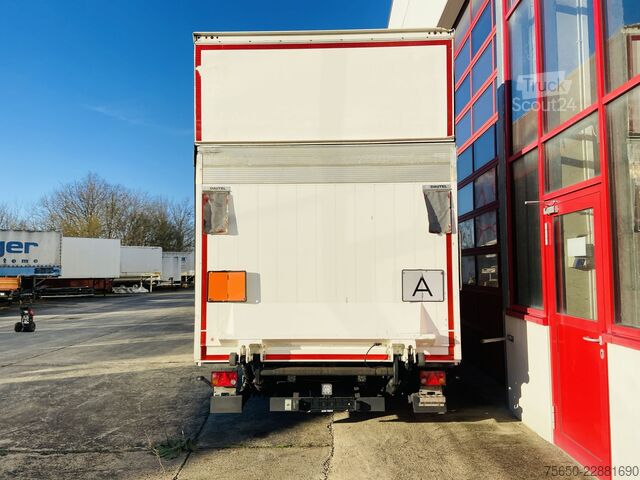 Каросерийно ремарке Ackermann Z-KA-F10.5/7,5  1 Achs Kofferanhänger mit Ladebordwand 10,5 t GG