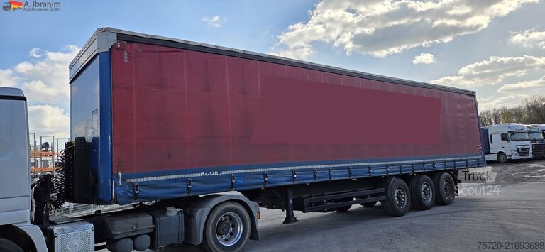 Odprta polprikolica s ponjavo Kögel SN 24 Edscha Standard Coilliner BPW Achsen Scheibenbremse