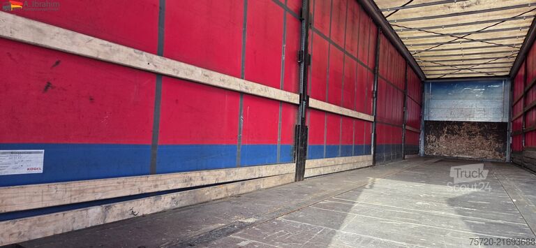 Odprta polprikolica s ponjavo Kögel SN 24 Edscha Standard Coilliner BPW Achsen Scheibenbremse