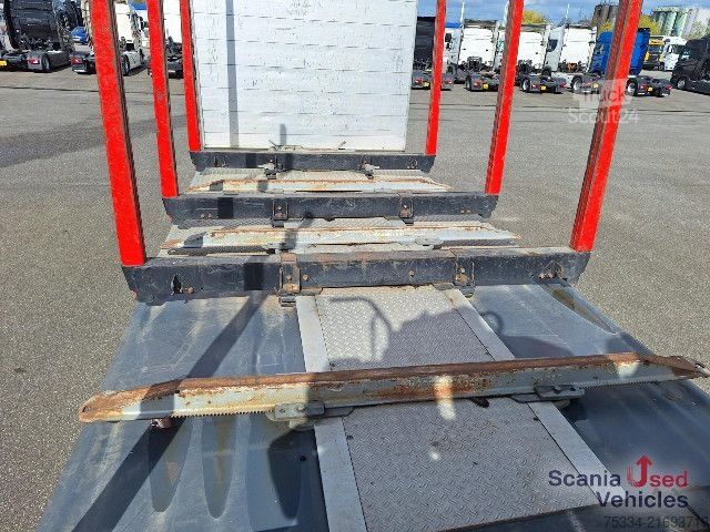 Nákladné vozidlo na prepravu dreva DAF 530 FT Kurzolz mit Kran nur mit Anhänger