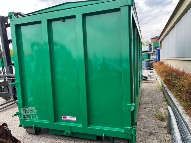 Hákový kontajner CONTAINER SCARRABILE NUOVO CON COPERCHIO