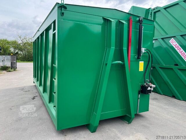 Hákový kontajner CONTAINER SCARRABILE NUOVO CON COPERCHIO