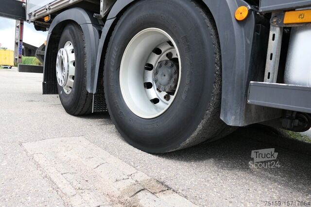 Бортовой грузовик mercedes-benz Antos 2540 L KLIMA Palfinger-Kran PK15001L Lenkachse - Alufelgen