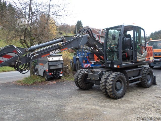 Tekerlekli ekskavatör ATLAS Atlas 140 W Mobilbagger