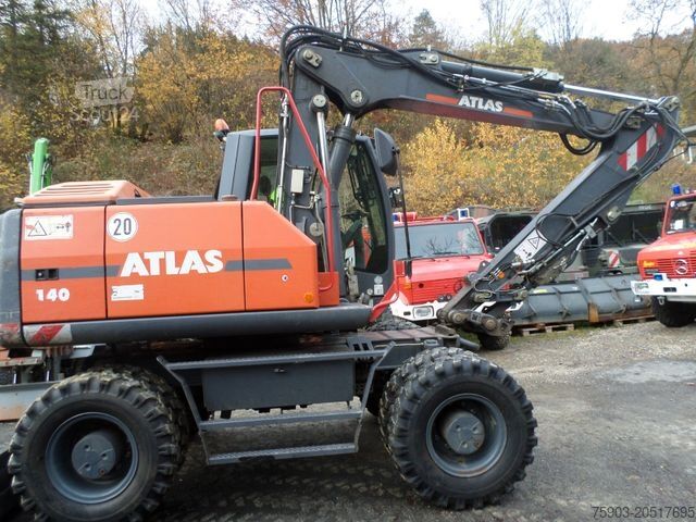 Excavadora móvil ATLAS Atlas 140 W Mobilbagger