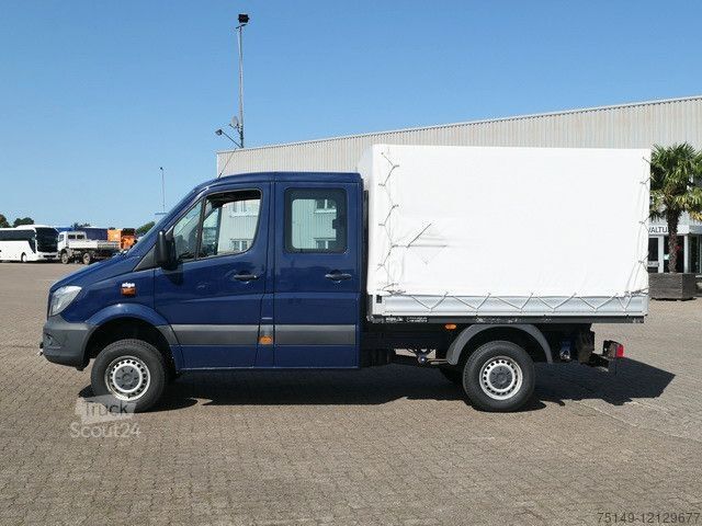 Schuifzeil bestelwagen MERCEDES-BENZ 316 CDI DOKA 4x4, Allrad, Klima, 6. Sitze