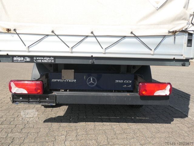 Schuifzeil bestelwagen MERCEDES-BENZ 316 CDI DOKA 4x4, Allrad, Klima, 6. Sitze