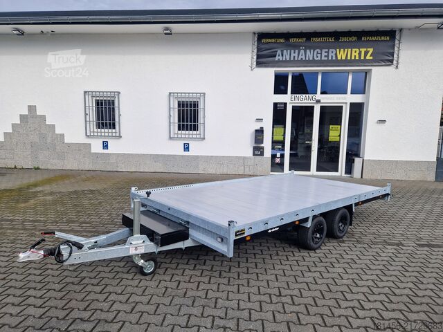 Remorque porte-engins surbaissée Anssems Aluboden MSX go getter abholbereit