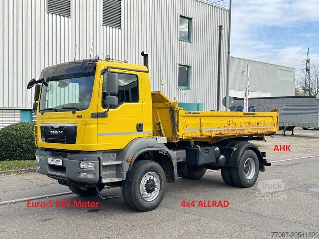 Dreiseitenkipper LKW 4x4 MAN TGM 18.340 4x4 ALLRAD MEILLER 3-S Kipper