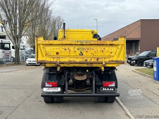 Camión volquete trilateral 4x4 MAN TGM 18.340 4x4 ALLRAD MEILLER 3-S Kipper